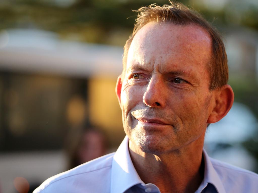 Tony Abbott has thrown his support behind Gladys Berejiklian. Picture: Tim Hunter.