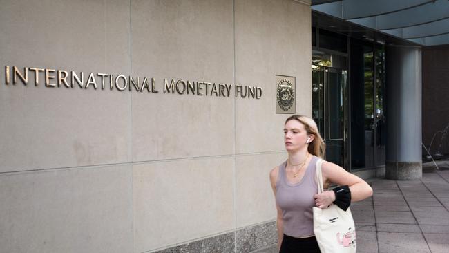 The International Monetary Fund has cut its growth forecast for the world economy for this year, but raised its inflation outlook. Picture: Mandel Ngan/AFP