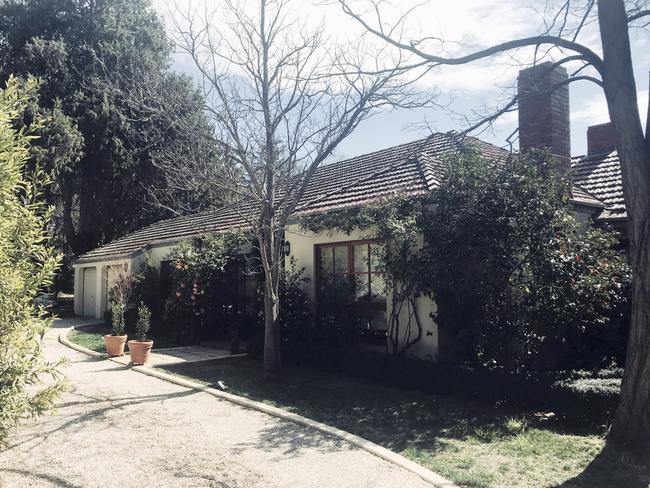 The AFP confirmed police were conducting the search at the Canberra home but said it did not relate to “any current or impending threat to the Australian community”. Picture: Gary Ramage