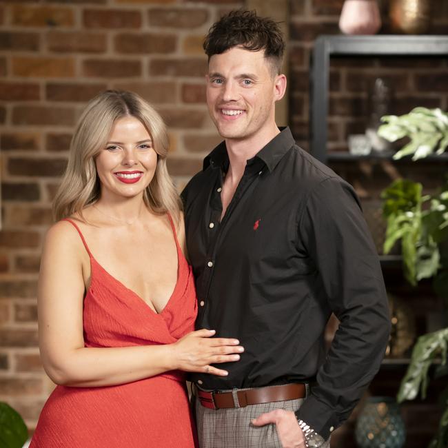 Olivia Frazer and Jackson Lonie on MAFS 2022. Picture: Channel 9