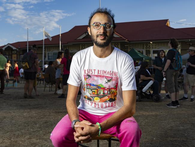 Jonathan Sriranganathan, Greens candidate for Lord Mayor of Brisbane. Picture: Richard Walker.