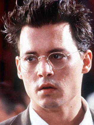 Johnny Depp in 1995 film Nick of Time. Picture: Supplied