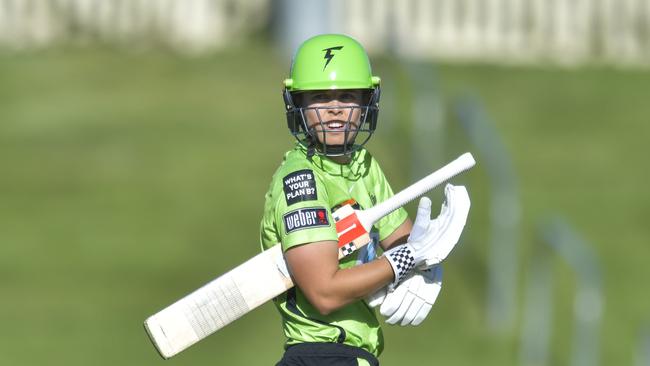 Phoebe Litchfield of the Thunder. Photo by Simon Sturzaker/Getty Images