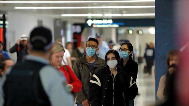 ‘The AFP anticipates they may look to target vulnerable airline and airport employees who have been stood down or have lost their jobs recently’: AFP commander Krissy Barrett. Picture: Damian Shaw