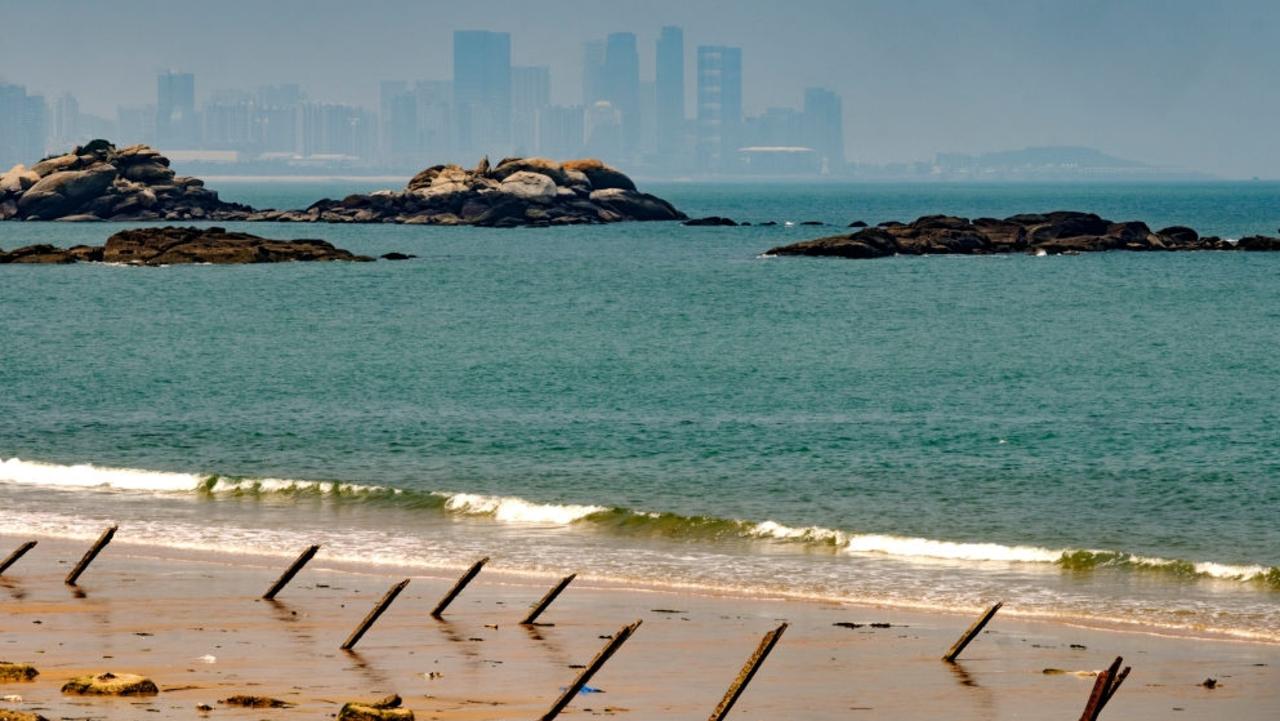 The view of Taiwan from Dadan Island. Picture: Alberto Buzzola/LightRocket via Getty Images