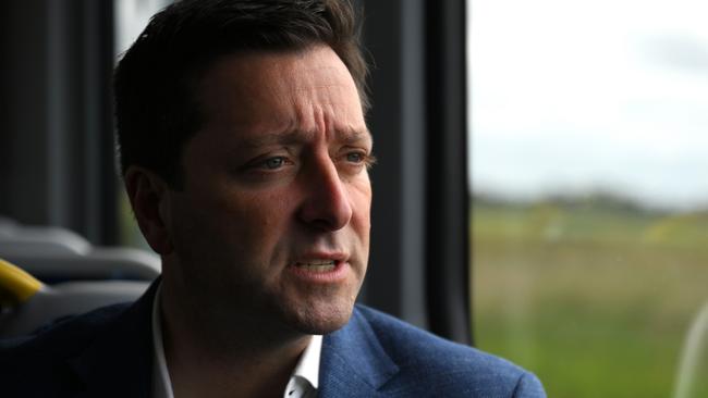 Matthew Guy carries his own baggage on integrity issues but, to his credit, has focused this election on the concerns of everyday Victorians. Picture: AAP