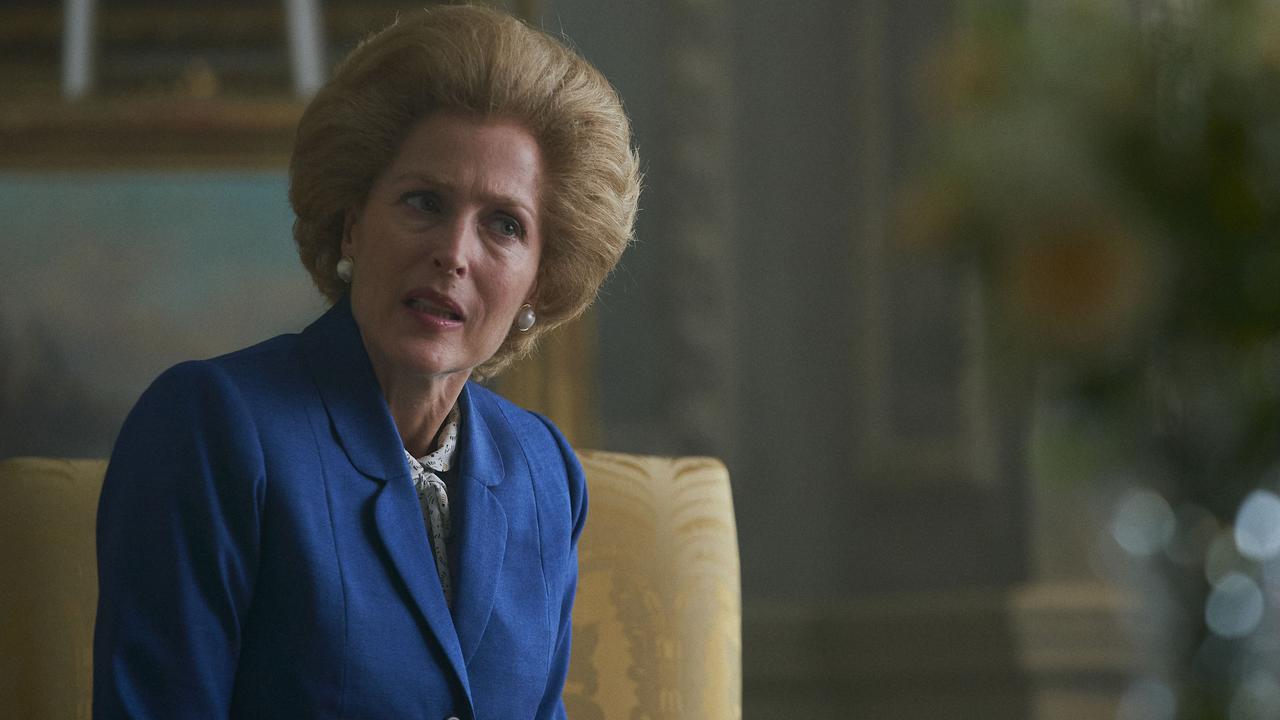 Gillian Anderson played Margaret Thatcher in The Crown season four. Picture: Netflix