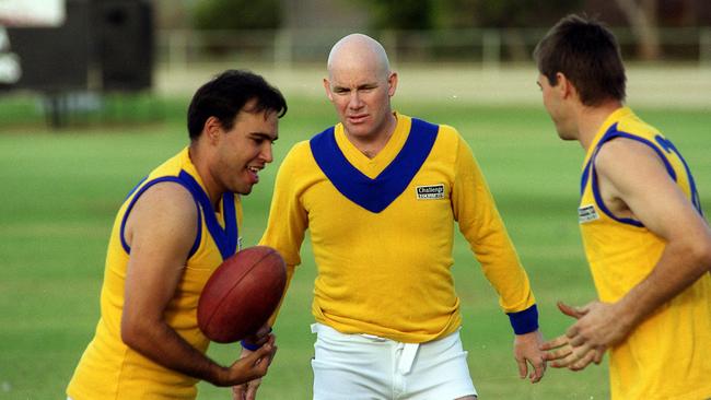 Andrew Jarman at the Gaza Football Club during his playing days. Picture: File