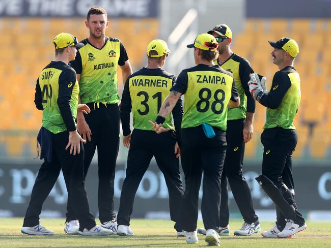 Australia is down to the final four. (Photo by Francois Nel/Getty Images)