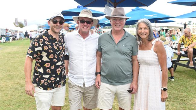 Yarra Valley Cup 2024. Steve Harris, Kevin Harris, Kevin O’Sullivan and Kate Harris. Picture: David Smith