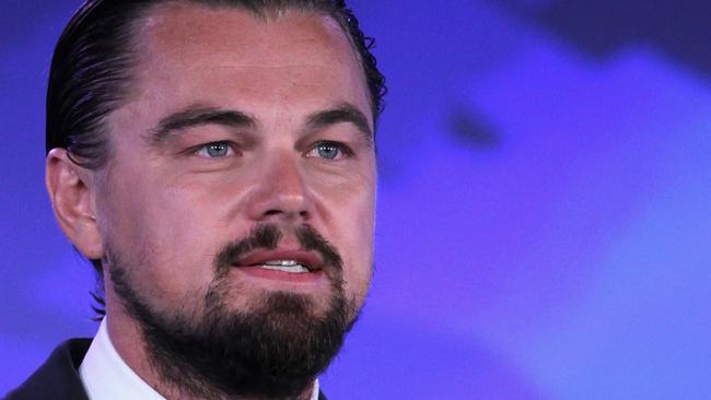 WASHINGTON, DC - JUNE 17: Actor Leonardo DiCaprio speaks during the second and the final day of the "Our Ocean" conference June 17, 2014 at the State Department in Washington, DC. The two-day conference was focused on "sustainable fisheries, marine pollution, and ocean acidification." Alex Wong/Getty Images/AFP == FOR NEWSPAPERS, INTERNET, TELCOS & TELEVISION USE ONLY ==