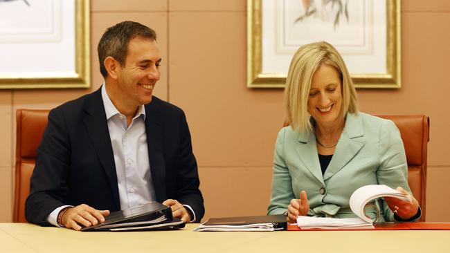 Finance and Women’s Minister Katy Gallagher has been preparing the October Budget with Treasurer Jim Chalmers. Picture: Jonathan Ng