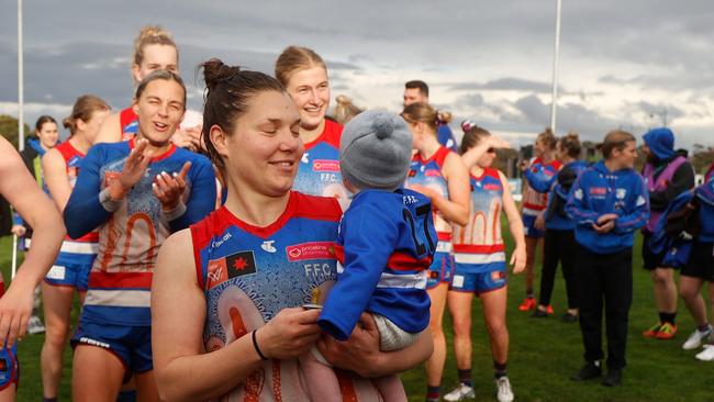 AFLW players have hit out at venues and facilities across the league. (Photo by Michael Willson/AFL Photos via Getty Images)