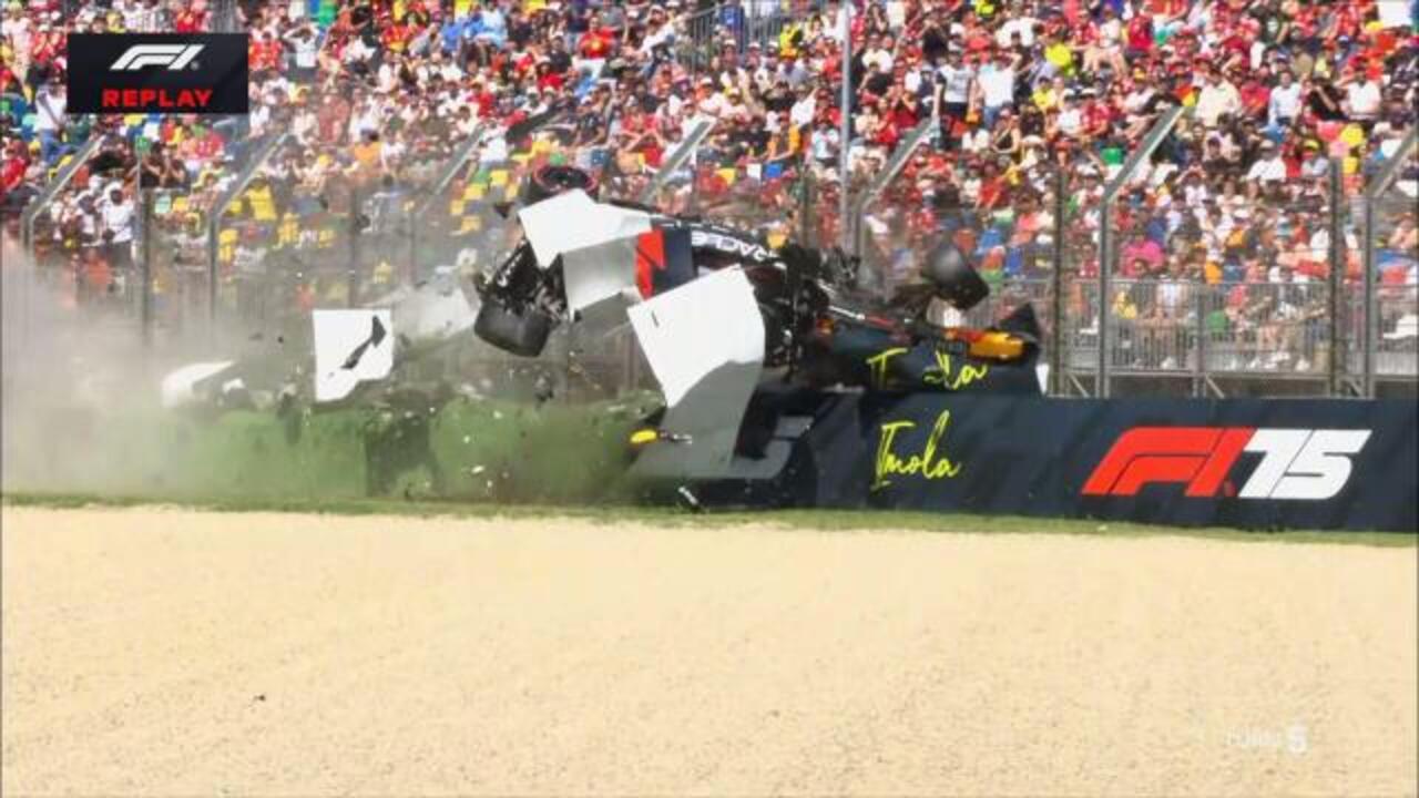 Tsunoda somehow walks away in HUGE crash
