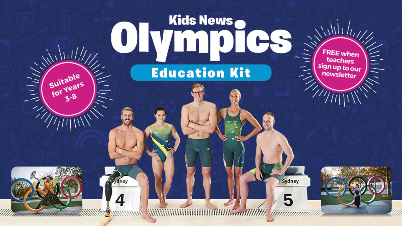 The Kids News Olympics Education Kit is available free to teachers who sign up to the Kids News newsletter.