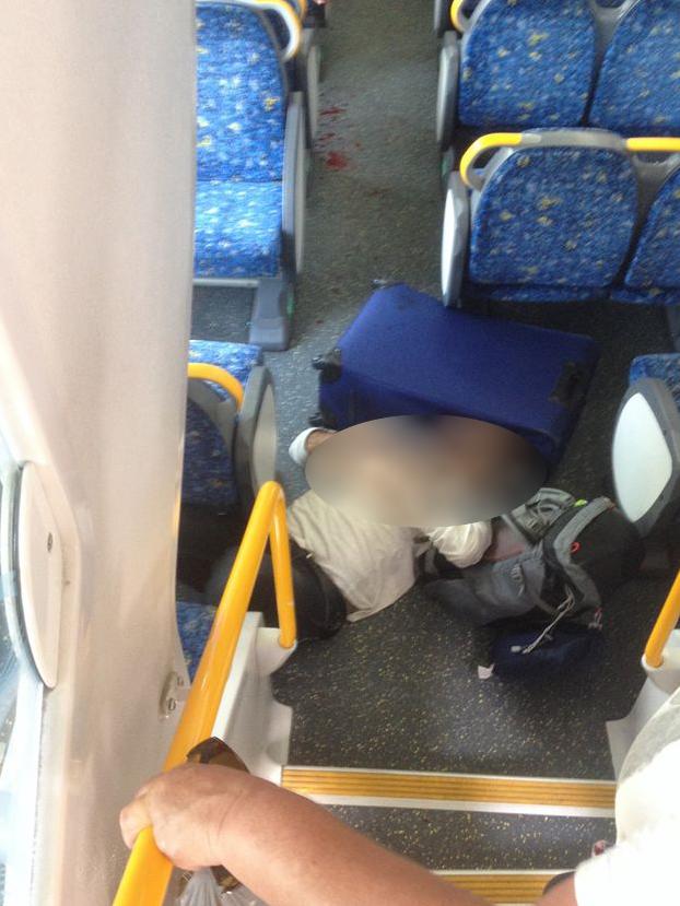 Multiple people are being treated for injuries. Picture: Brett Saunders