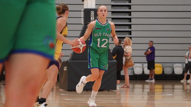 Gold Coast Waves star guard Lilly Rotunno. Picture: Basketball Queensland