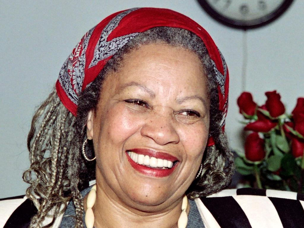 US author Toni Morrison smiles in her office at Princeton University in New Jersey in 1993. Picture: AFP