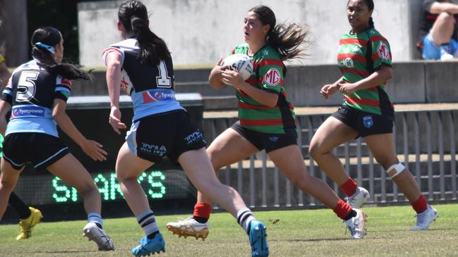 Shanelle Lyons will see plenty of action for South Sydney in the Tarsha Gale Cup. Picture: Sean Teuma.