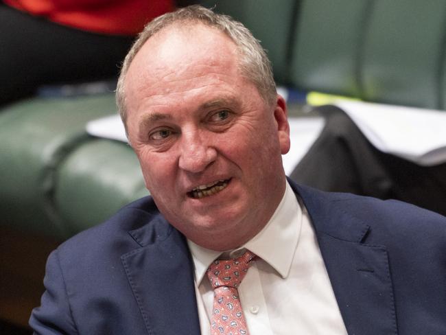 CANBERRA, AUSTRALIA - NewsWire Photos JUNE 24 2021: Deputy Prime Minister of Australia Barnaby Joyce during Question Time at Parliament House in Canberra. Picture: NCA NewsWire / Martin Ollman