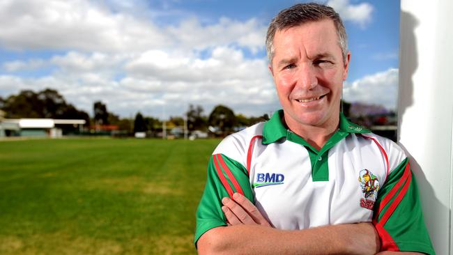 Paul Green during his time as coach of the Wynnum Manly Seagulls.