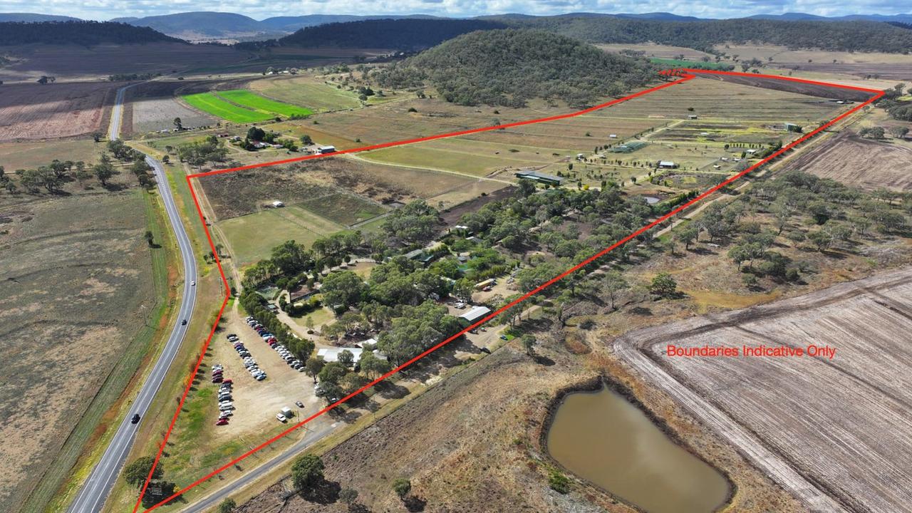 Darling Downs Zoo is perched upon an impressive 48.88HA at Pilton and is now listed for private sale with offers from $7 million. Photo: Real Commercial/Properties Ruhle