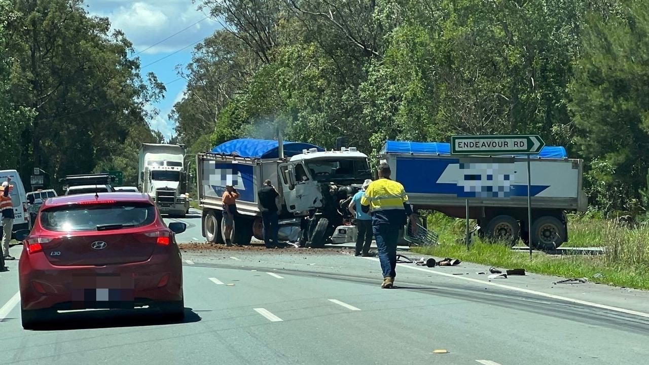 Beerburrum truck crash: Emergency services rush to collision | The ...