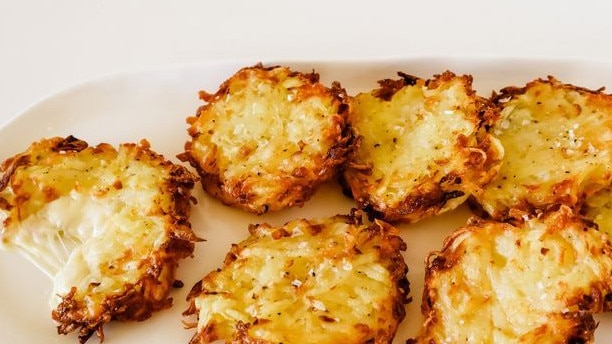 Cheese latkes come up great in the air fryer. Picture: Supplied