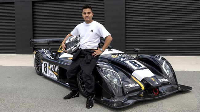 Laurence Escalante used to play hours of NASCAR. Now he can live out the revhead fantasy for real, with a $2 billion-plus personal fortune. Picture: Abigail Harman