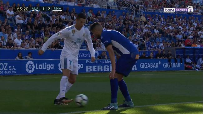 Cristiano Ronaldo's skill against Alaves.