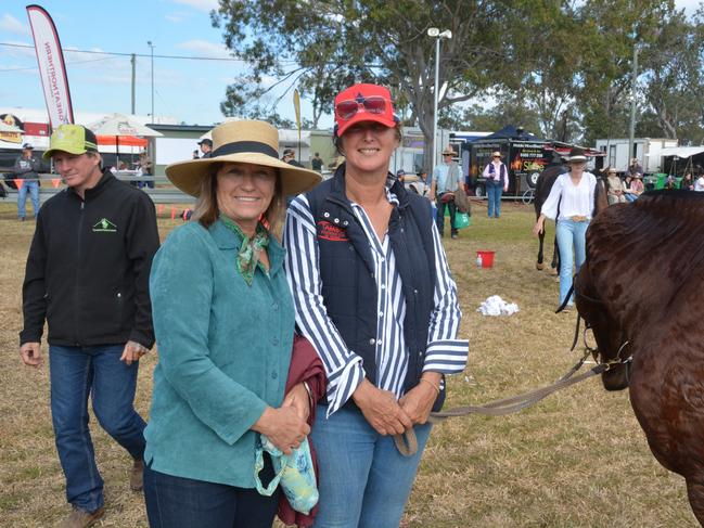 Julie and Isabelle at the Australian Polocrosse Nationals tournament held in Chinchilla on June 28, 2024.