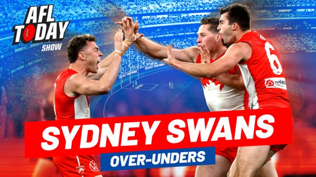 2024 AFL Sydney Swans Over-Unders | News.com.au — Australia’s Leading ...