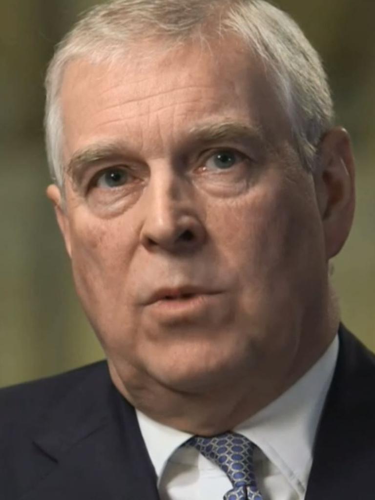 Prince Andrew in his infamous Newsnight interview. Picture: BBC