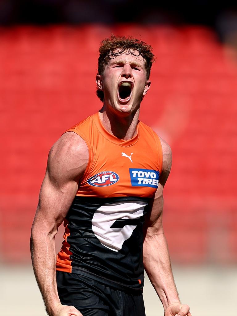 Tom Green was red-hot in the heat, racking up a career high 37 touches. (Photo by Matt King/AFL Photos/Getty Images)