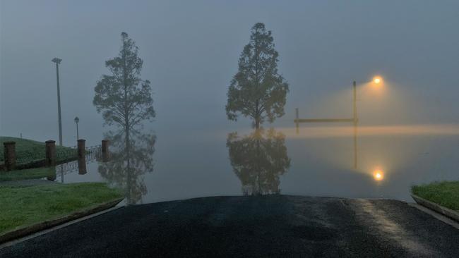 The Clarence River passed the major flood level of 5.4m and was approaching the 6m mark at Prince St, Grafton at 6.30am on Wednesday, 24th March, 2021.