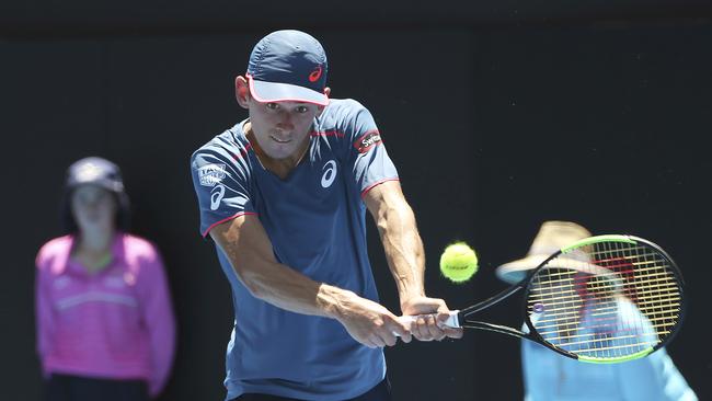 Alex de Minaur requested a later start to his Australian Open campaign. Picture: AP