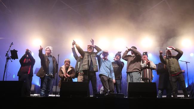 The Stranded Wailers. Big Sing as part of Festival of Voices at Macquarie Point. Picture: Nikki Davis-Jones