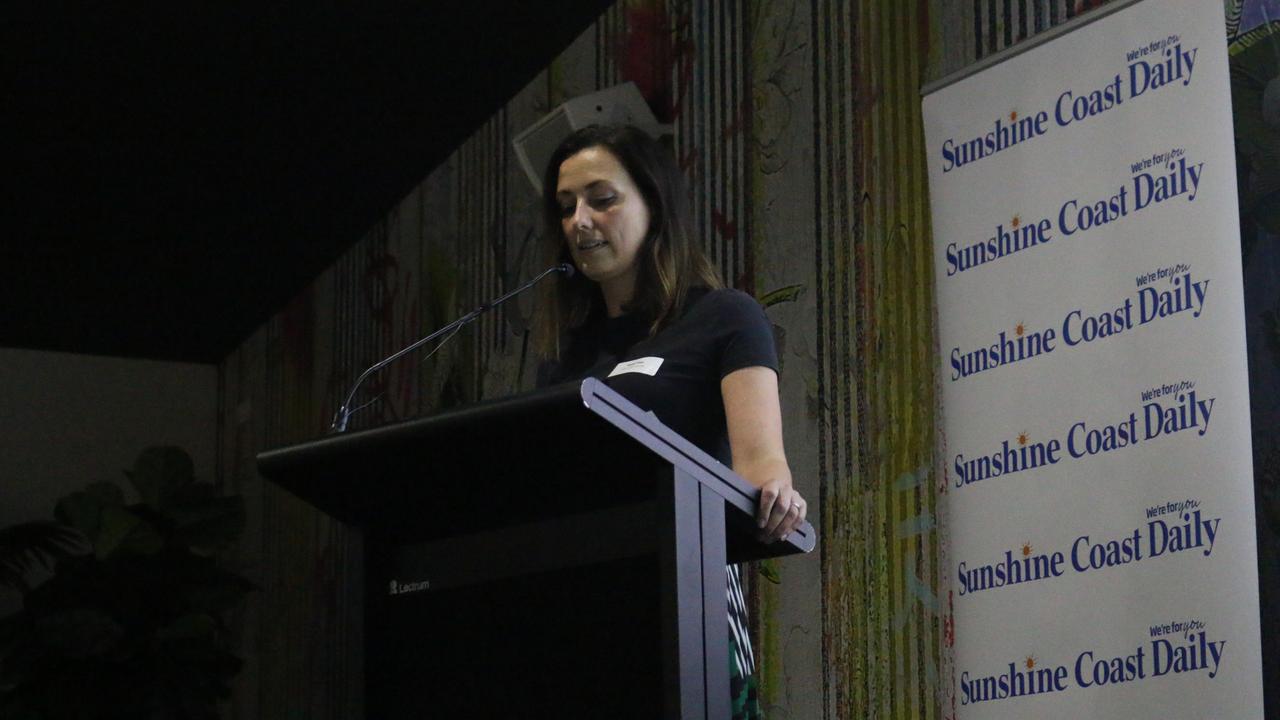 Sunshine Coast Daily editor Nadja Fleet at the launch party for the Sunshine Coast Daily's new weekly paper. Picture: Tom Threadingham