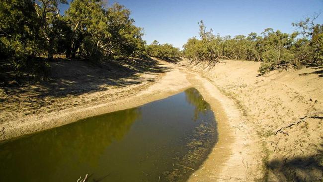 DARLING River at a low ebb. Picture: Max Phillips