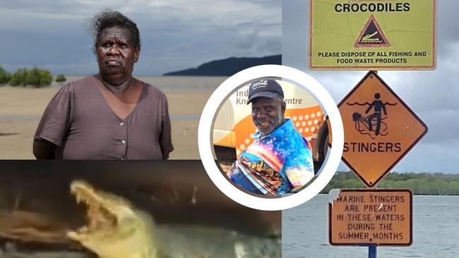 The sister of an Aurukun man who was eaten by a large crocodile claims dangerous crocs lurking near the town and harassing small boats were flagged by authorities but little was done to protect the community from a 4.7m killer.