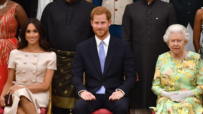 Prince Harry wanted “to keep the HRH titles for his children so that when they grow older they can decide for themselves whether they want to become working royals”. Picture: John Stillwell – WPA Pool/Getty Images