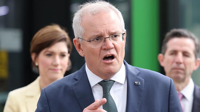 Scott Morrison says the findings of the Jenkins Report are disturbing. Picture: NCA NewsWire / David Mariuz