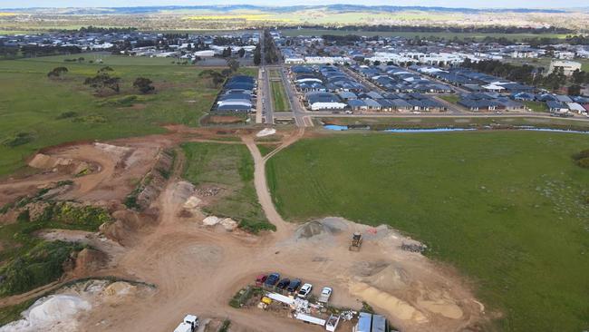 Nearly 250 new homes will be built along a newly-extended Newton Boulevard at Munno Para. Picture: Supplied