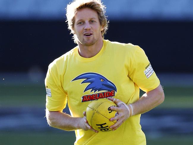 Crows training, Captains Run, Adelaide Oval. Rory Sloane. Picture Sarah Reed