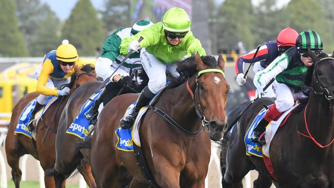Berkeley Square ridden by Jaylah Kennedy wins the Sportsbet Ballarat Cup at Sportsbet-Ballarat Racecourse on December 07, 2024 in Ballarat, Australia. (Photo by Brett Holburt/Racing Photos via Getty Images)