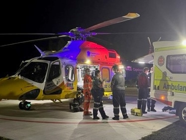 Man fights for life after suspected stolen car crash on Bruce Highway