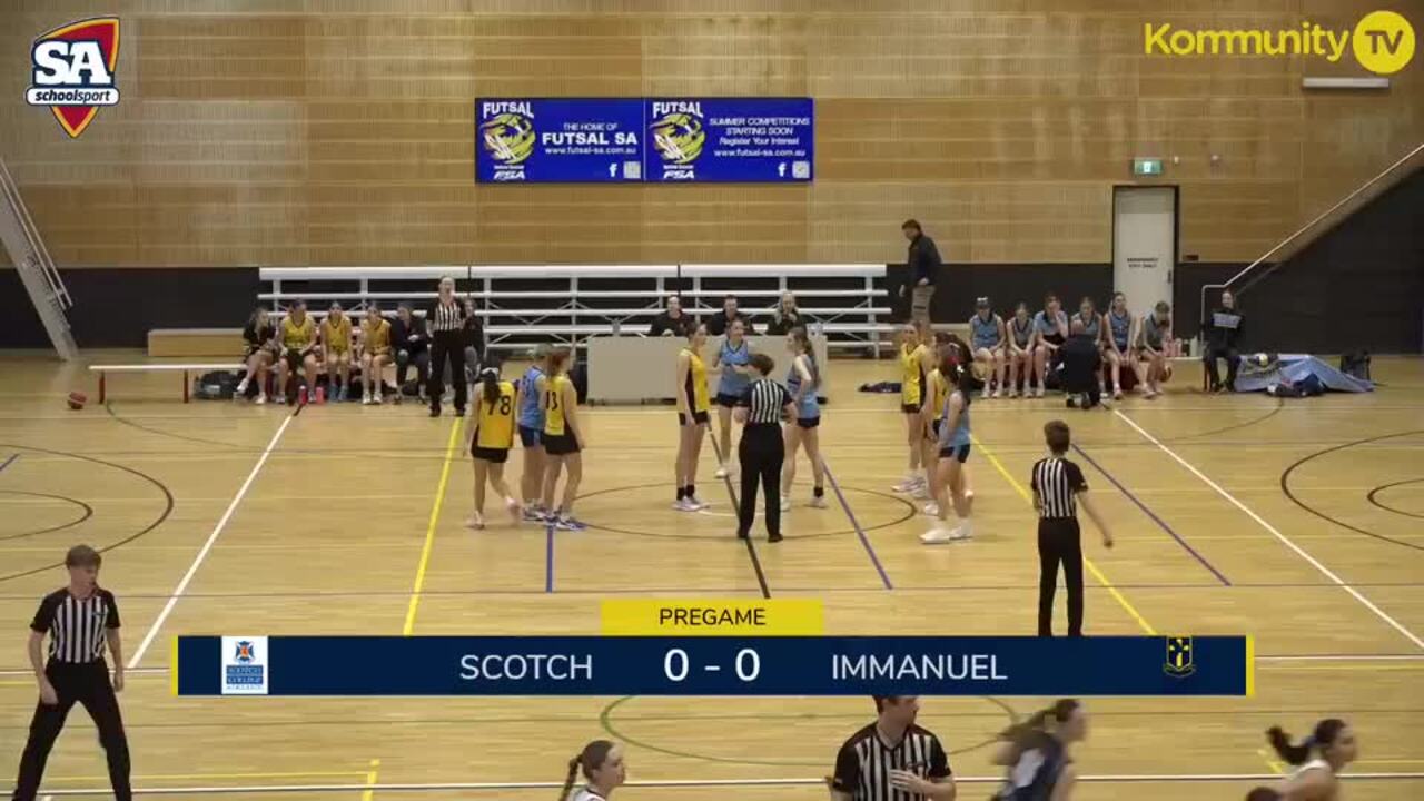 Replay: Scotch v Immanuel (Girls semi final) - 2024 School Sport SA Year 11 and 12 Basketball Statewide finals