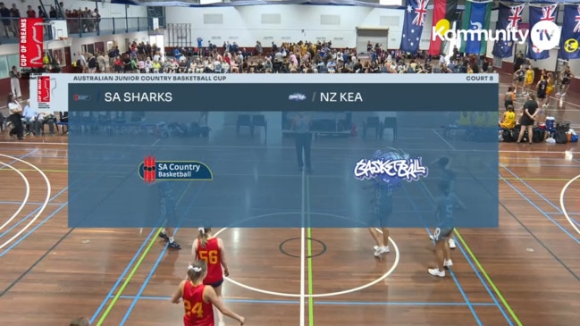 Replay: Australian Country Junior Basketball Cup Day 2 - SA Sharks v NZ Kea (U16 Girls)