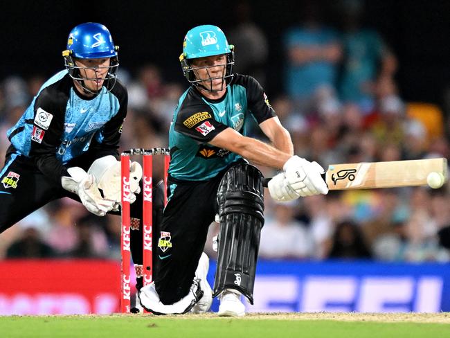 Nathan McSweeney shrugged off the low of his Test axing with a match-defining 78 not out off 49 balls. Picture: Getty Images