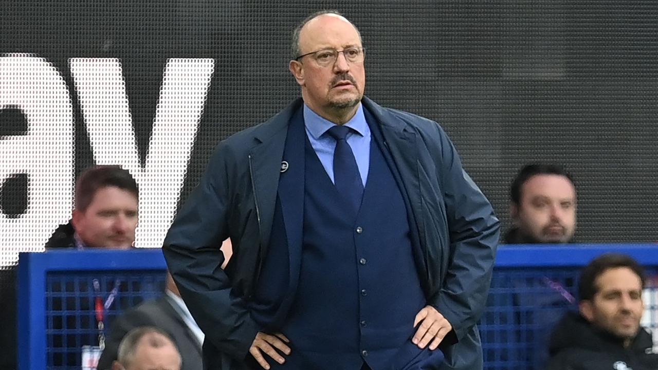 Everton's Spanish manager Rafael BenÃ­tez. (Photo by Paul ELLIS / AFP)